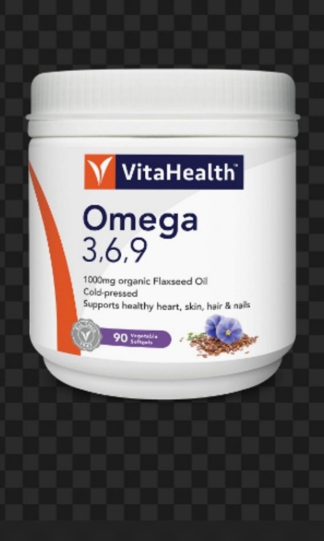 Vitahealth omega 3 6 9, Health \u0026 Nutrition, Health Supplements, Vitamins \u0026  Supplements on Carousell