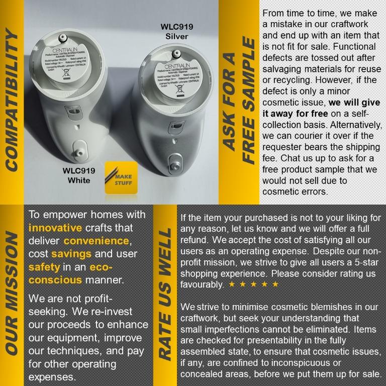 Walch Refill Modification Kit for Centralin Speed Foaming Hand Wash