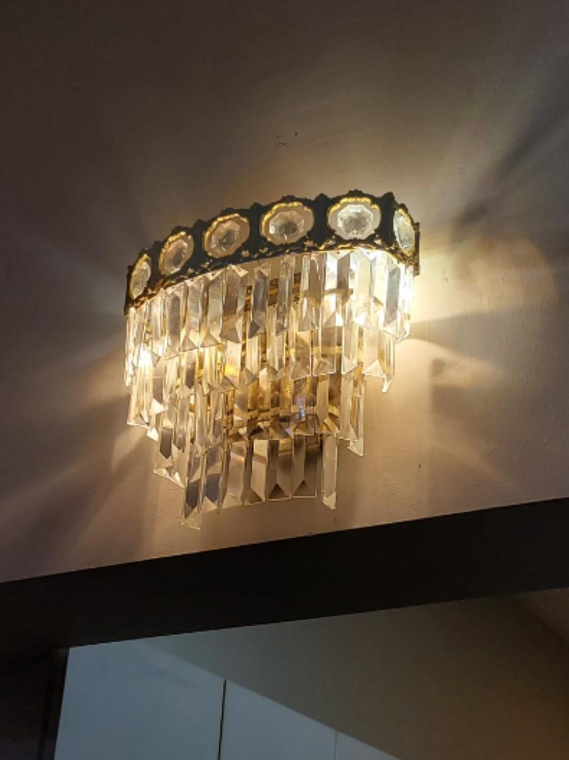 Wall mount best sale chandelier