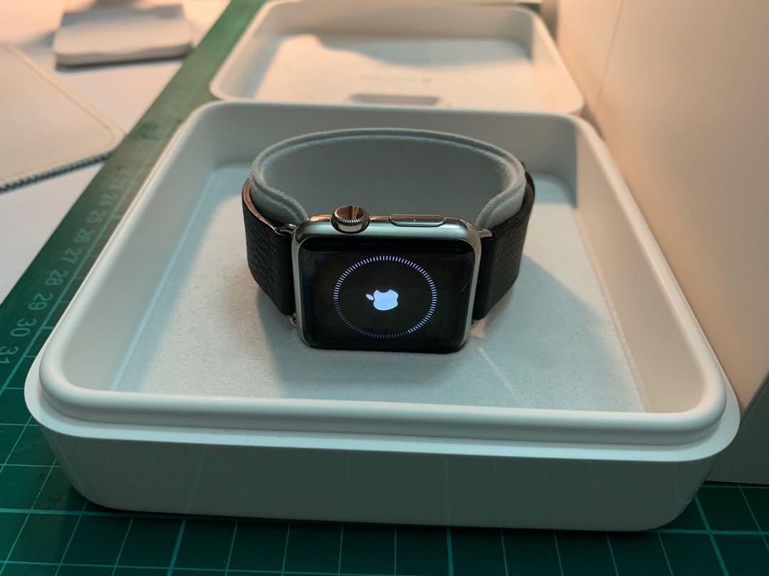 WATCH 38mm Case 316L Stainless Steel Sapphire Crystal Retina