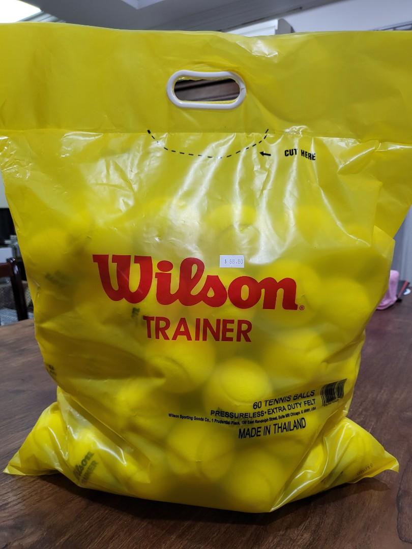 Wilson Tennis Trainer (60 balls), Sports Equipment, Sports & Games
