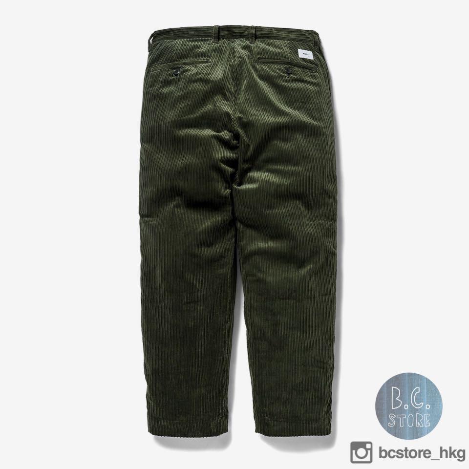 wtaps 21aw TUCK TROUSERS COTTON.CORDUROY