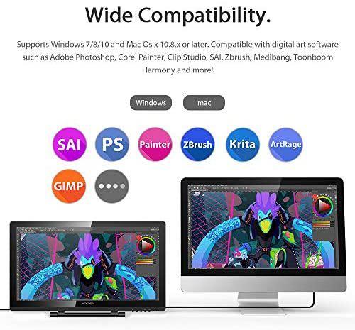 Xp Pen Artist 22 Pro Hd Ips Graphics, Home Harmony Paint App Mac