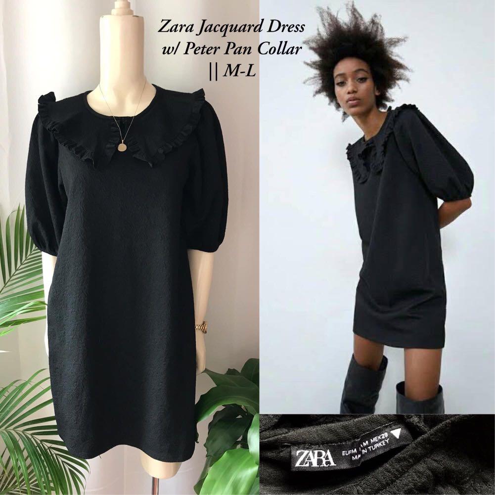 Zara peter shop pan collar dress