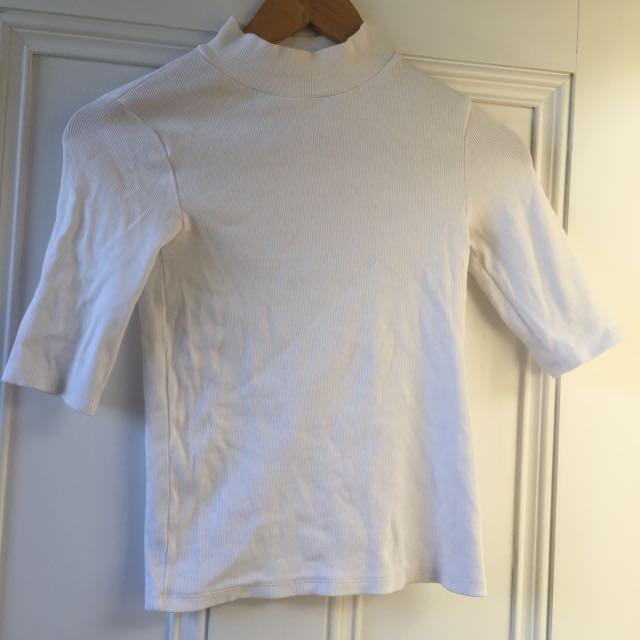 White turtleneck hotsell zara