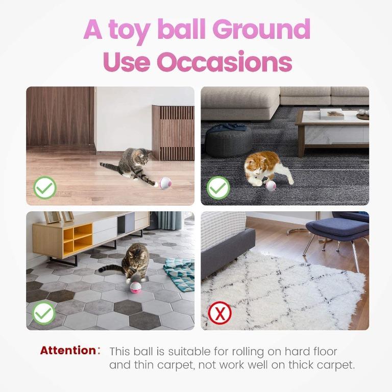 IOKHEIRA Interactive Cat Toy, Cat Toys for Indoor Cats Interactive