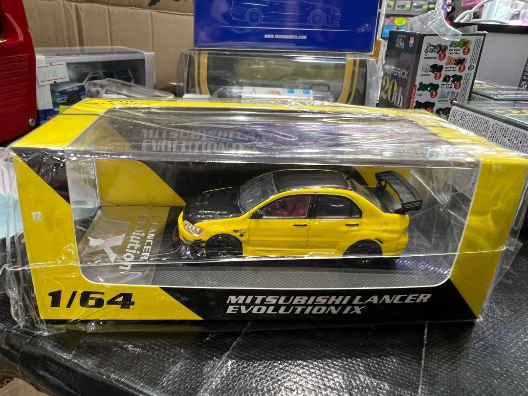 1 64 1 64 Cm Model Mitsubishi 三菱汽車lancer Evoloution Ix Evo Ix Evo9 9 代yellow 黃色碳纖頭冚 興趣及遊戲 玩具 遊戲類 Carousell 1 64 1 64 Cm Model Mitsubishi 三菱汽車lancer Evoloution Ix Evo Ix Evo9 9 代yellow 黃色碳纖頭冚 興趣及遊戲 玩具 遊戲類 Carousell