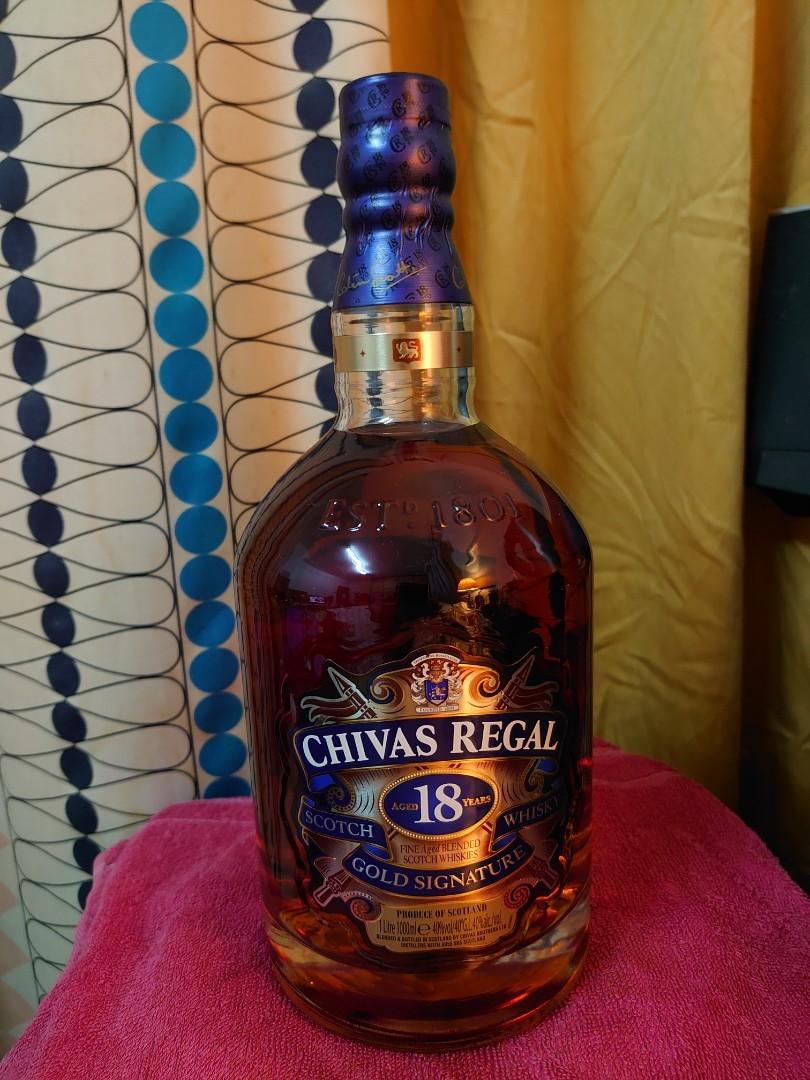 1 L Johnnie Walker Double Black Chivas Whiskey Whisky Brandy ...