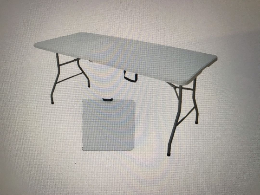 6ft Folding Table, Furniture & Home Living, Furniture, Tables & Sets on