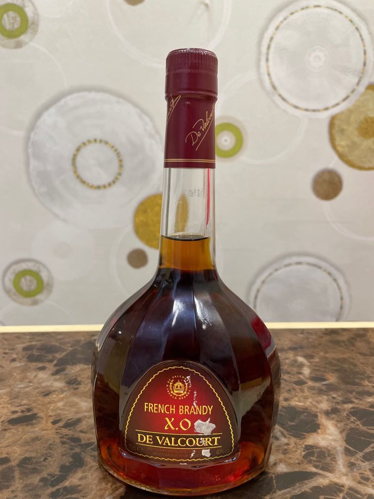 70cl DE Valcourt French Brandy XO, Food & Drinks, Alcoholic Beverages ...