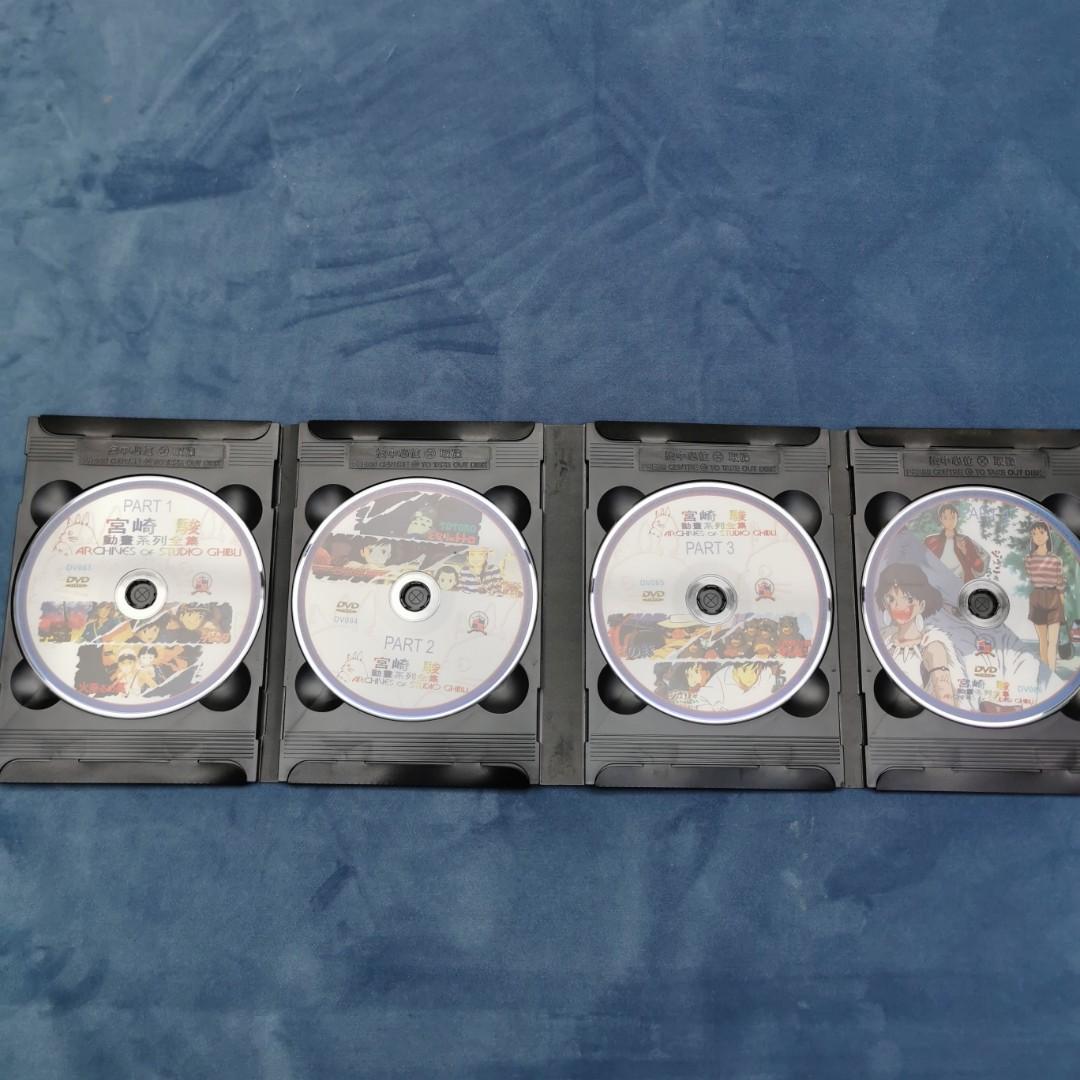 95％new 宮崎駿動畫系列全集11 movies box DVD (11套動畫共4DVD) box 