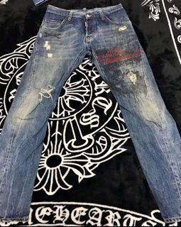 便宜售正品 DSQUARED 2 (D2) 牛仔褲 約32腰
