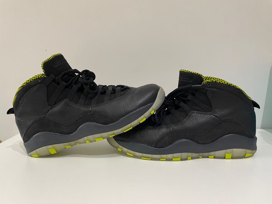 Air Jordan 10 “Venom Green” Black/Cool Grey-Anthracite-Venom Green – Hoop  Jordan