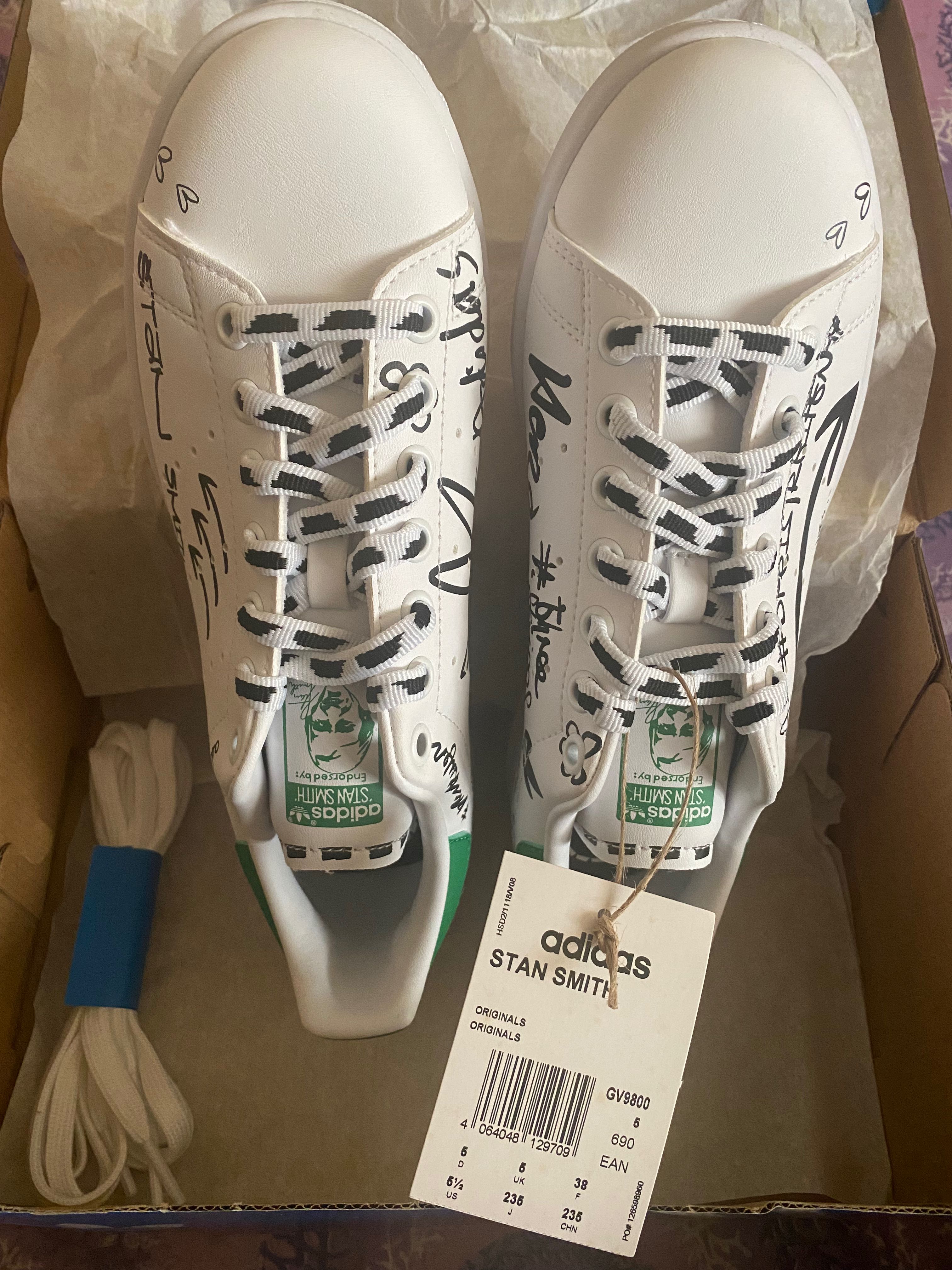 Adidas originals stan smith men white sneaker GV9800 , Men's Fashion,  Footwear, Sneakers on Carousell