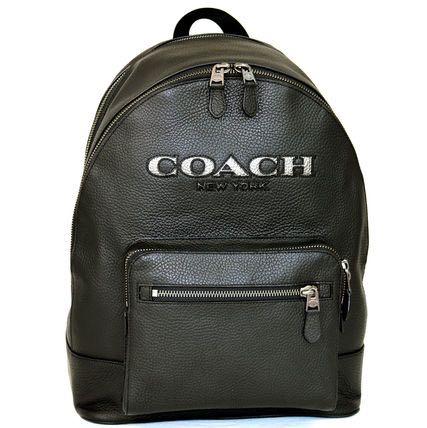 Authentic Coach Model F54786 Black Leather Campus Rucksack 53 OFF