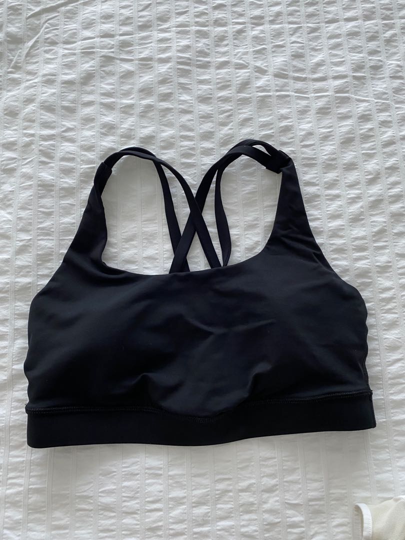 Authentic Lululemon Energy Bra Black Womens Fashion Activewear On Carousell