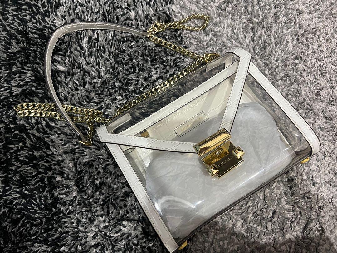 Authentic Michael Kors Clear Whitney Bag, Luxury, Bags & Wallets on  Carousell