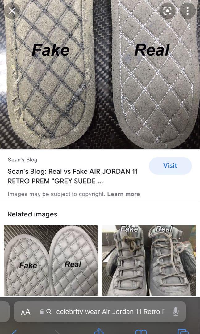 MERDEKA sale Authentic Nike Air Jordan 11 Retro Grey Suede