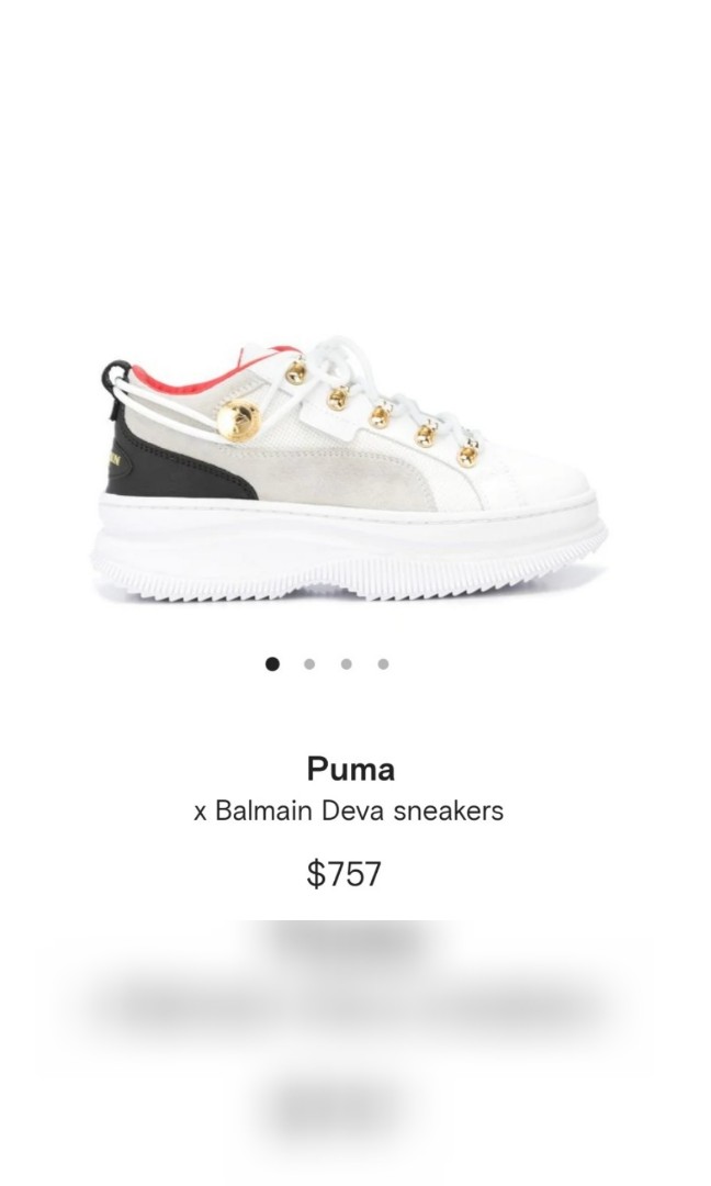 balmain puma trainers