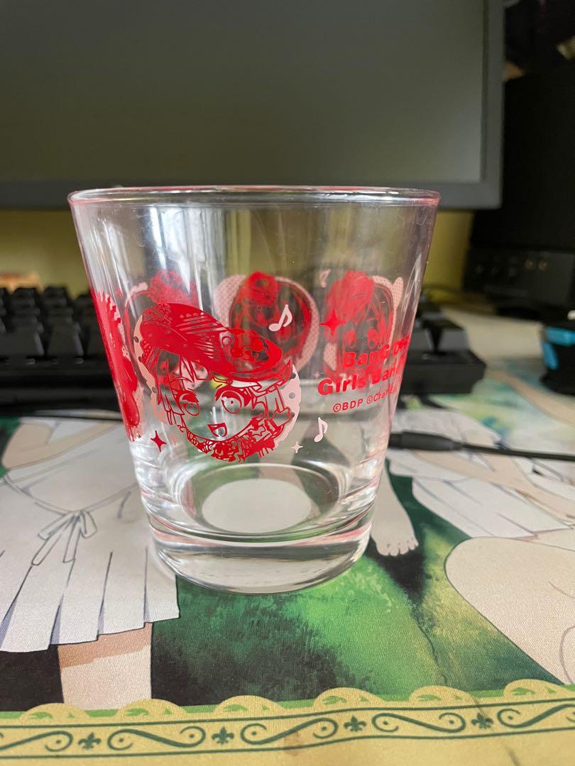 Bandori Bang Dream OG 5 bands Glass cup (LAWSON JAPAN 2019), Hobbies