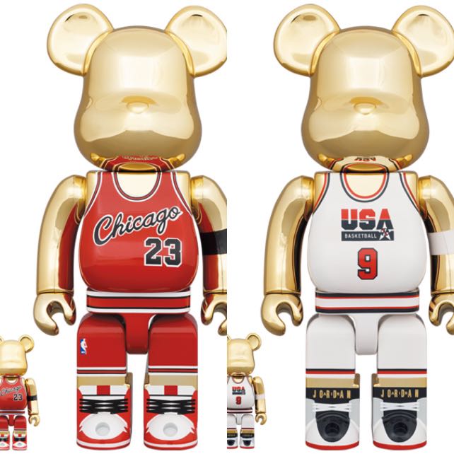 BE@RBRICK Michael Jordan マイケルジョーダン　1985 バスケの神様「マイケル・ジョーダン」の2種のBE@RBRICKが、100