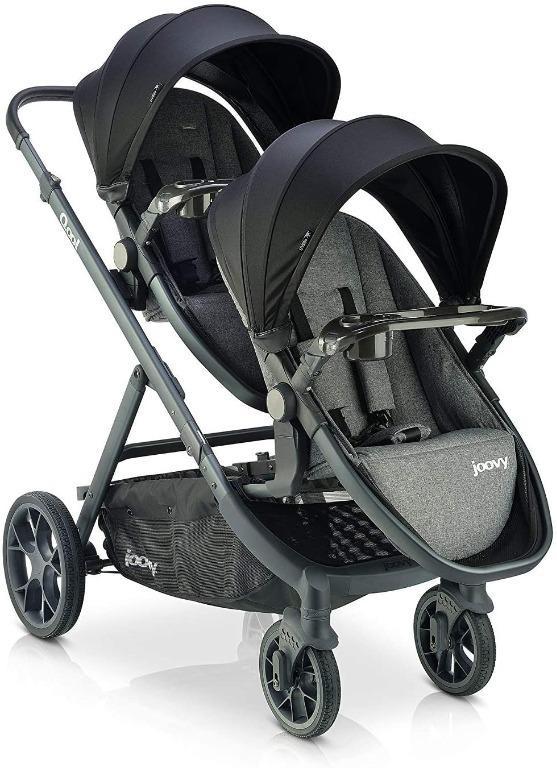 BML Joovy Qool Stroller Travel System Premium Stroller Grey Melange