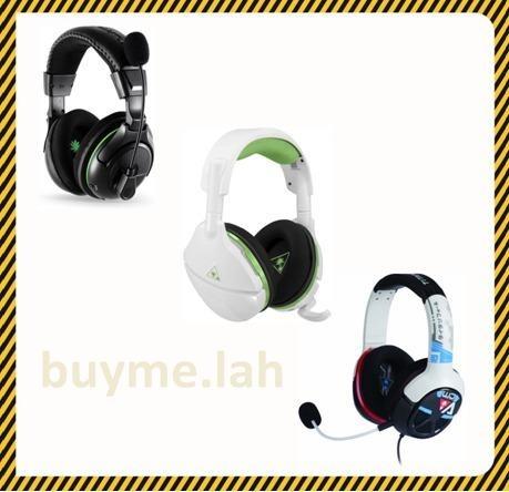 BML Turtle Beach Ear Force X32 Wireless Gaming Headset Amplified Stereo Xbox 360 Turtle Beach