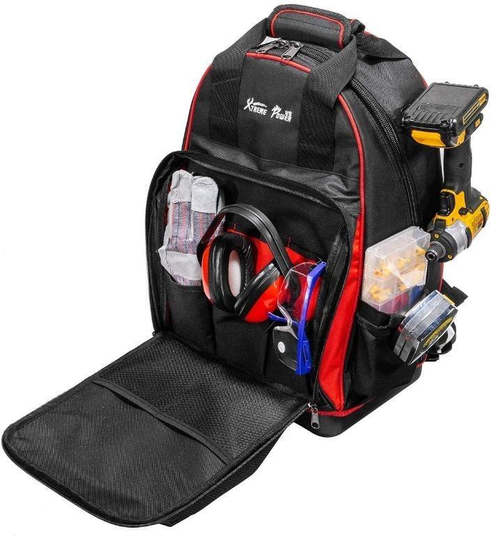 BML] XtremepowerUS Multi-Purpose Tool Backpack Wide Mouth 38