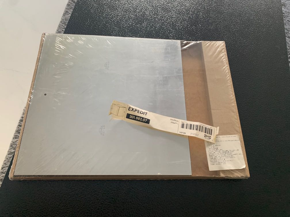 Brand new IKEA EXPEDIT MIRROR door shelving, Furniture & Home Living