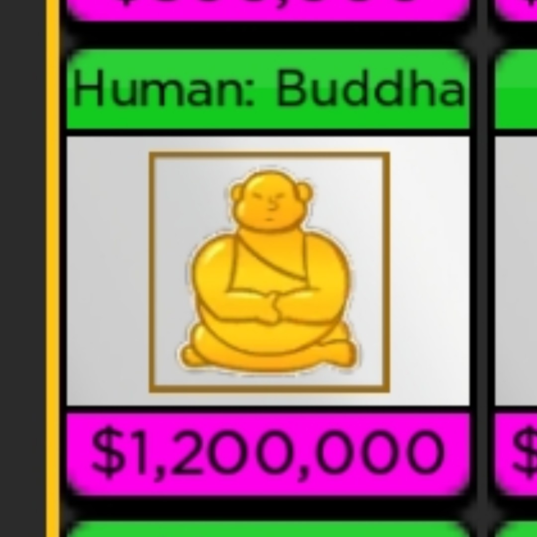 Human: Buddha Blox Fruits?