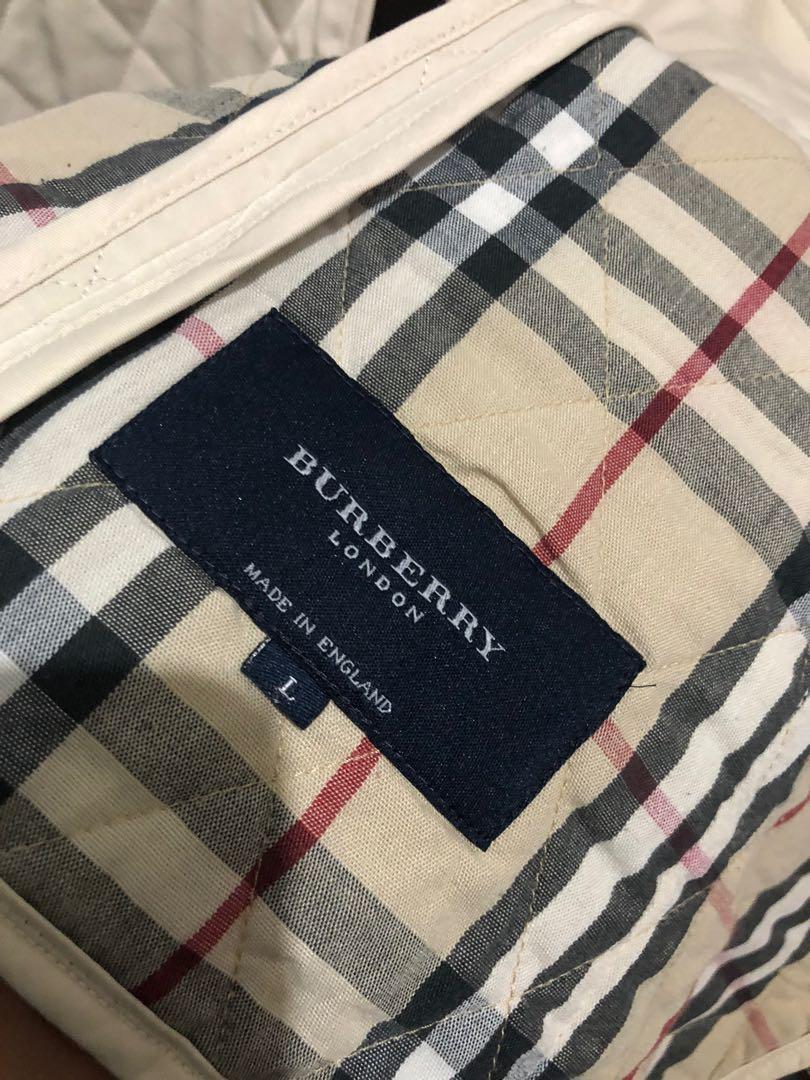 Burberry Quilted Jacket Made in England, Men's Fashion, Coats, Jackets and  Outerwear on Carousell