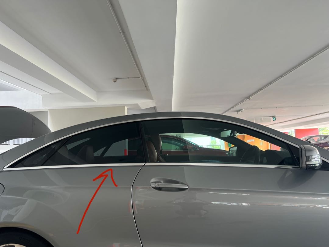 Car Chrome Window Trim Restoration , Car Accessories, Car & Services on Carousell