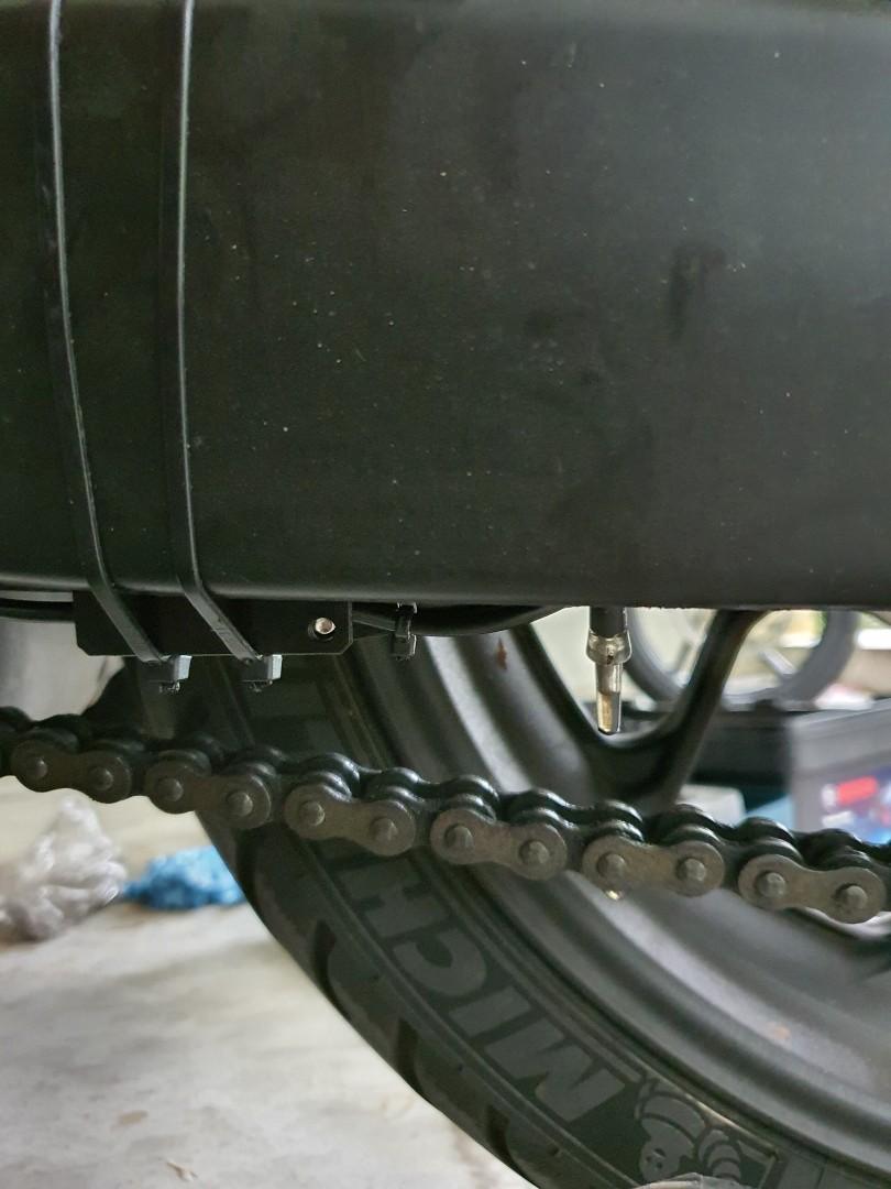 Chain Oiler (Category: Motorcycle Accessories) located in Singapore. Submitted by leymand (Listing ID 1138706821, Image 2). Description: -READY STOCKED- $100 Cash N Carry $120 - (Option 1) Location: Hougang Product + Installation $140 - (Option 2) Location: Hougang Product + Installation + Y-Joint attachment -Islandwide Installation (Appointment Based)- $180 - (Option 3) Product + Installation $200 - (Option 4) Product + Installation + Y-Joint at