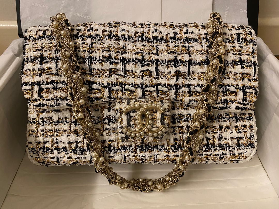 tweed chanel handbag
