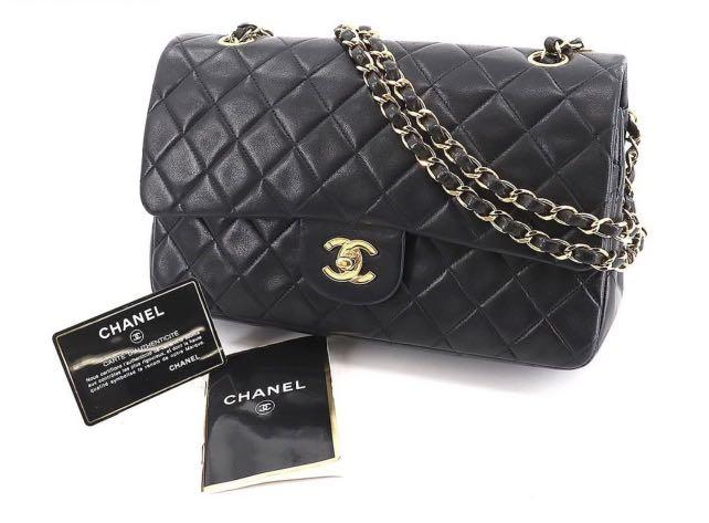 vintage chanel classic double flap bolsa
