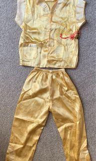 Dragon embroidery Chinese traditional Cheongsam boys size 6