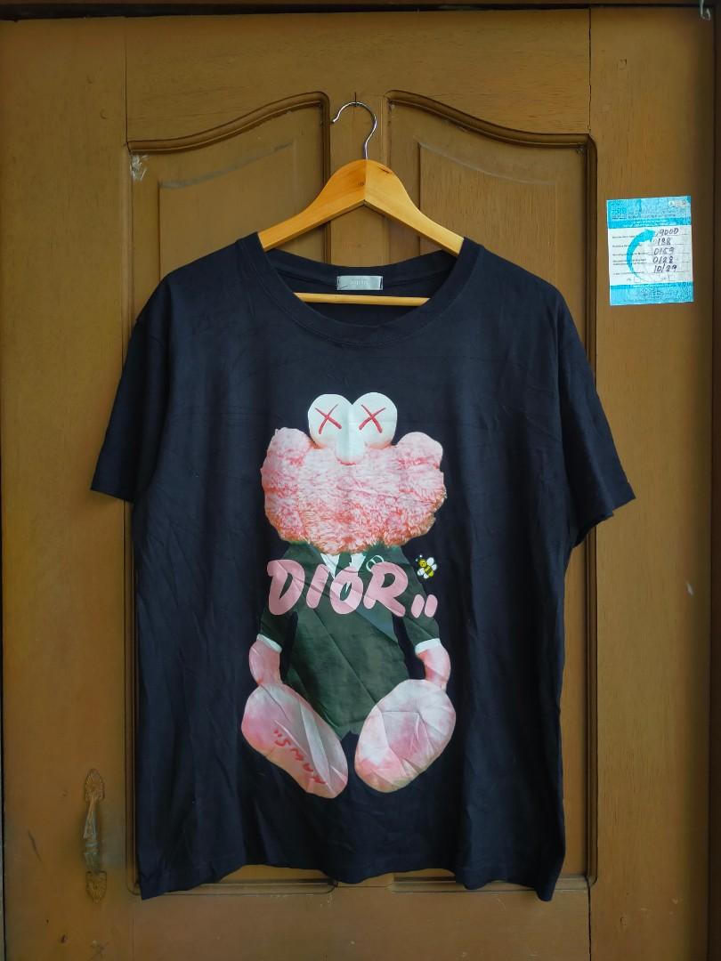 Christian dior x kaws t shirt online