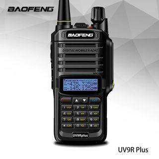 COD -Baofeng UV-9R PLUS UHF VHF 8W Two Way Radio Walkie Talkie 128CH Dual Band Waterproof (BLACK)