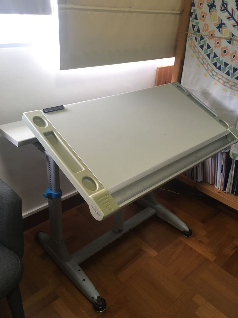 comf pro drafting drawing angled artist table, Furniture & Home Living ...