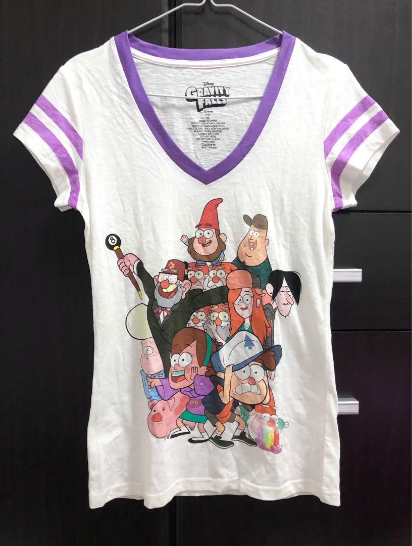Disney Gravity Falls TV Show Characters T-Shirt US Cartoon Series Merch ...