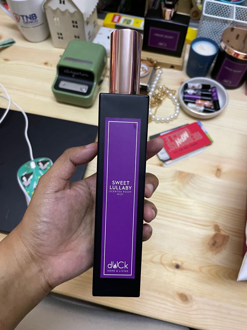 dUcK Scented Room Mist (with box) Sweet Lullaby, Furniture & Home