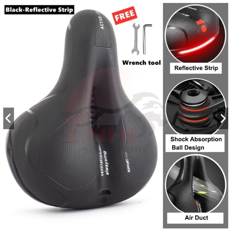 ergonomic bicycle seat