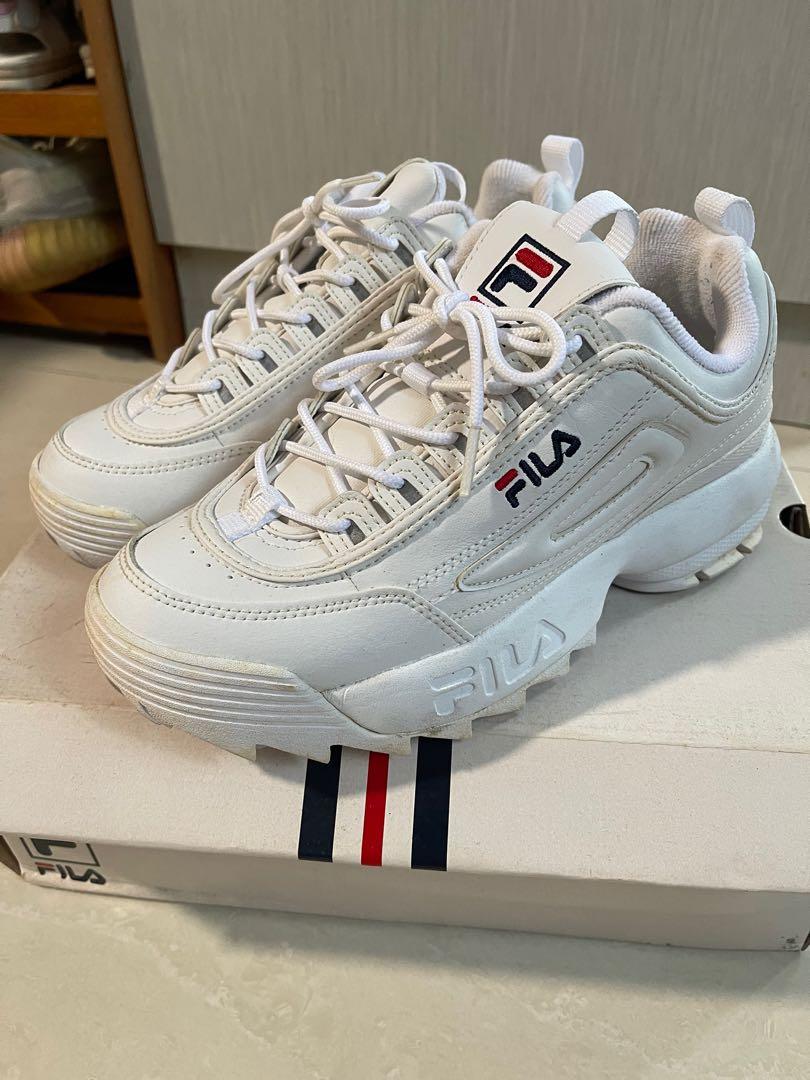 Fila Disruptor 2 (White), Women's Fashion, Footwear, Sneakers on Carousell