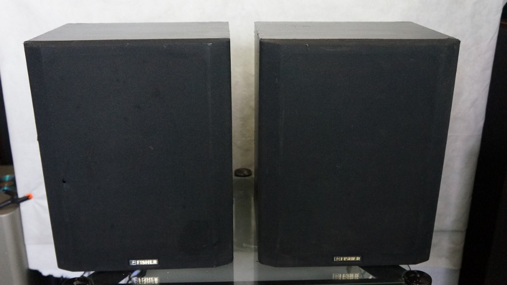 Fisher bookshelf discount speakers