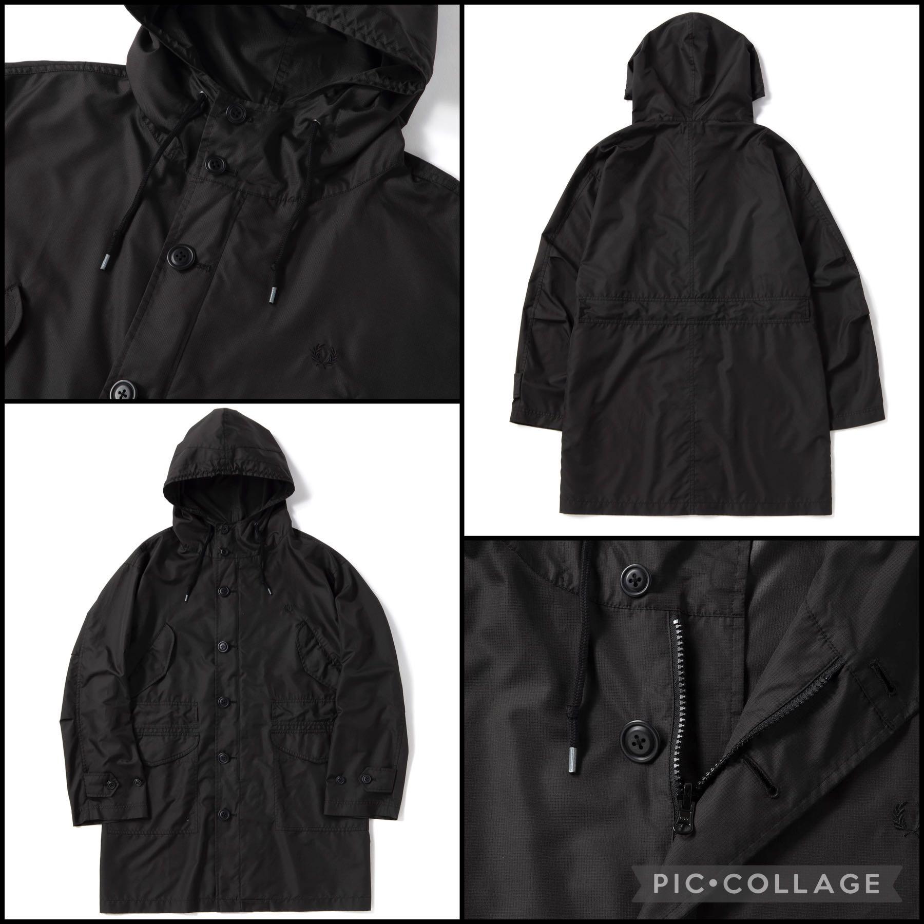 Fred Perry Military Coat Parka Jacket