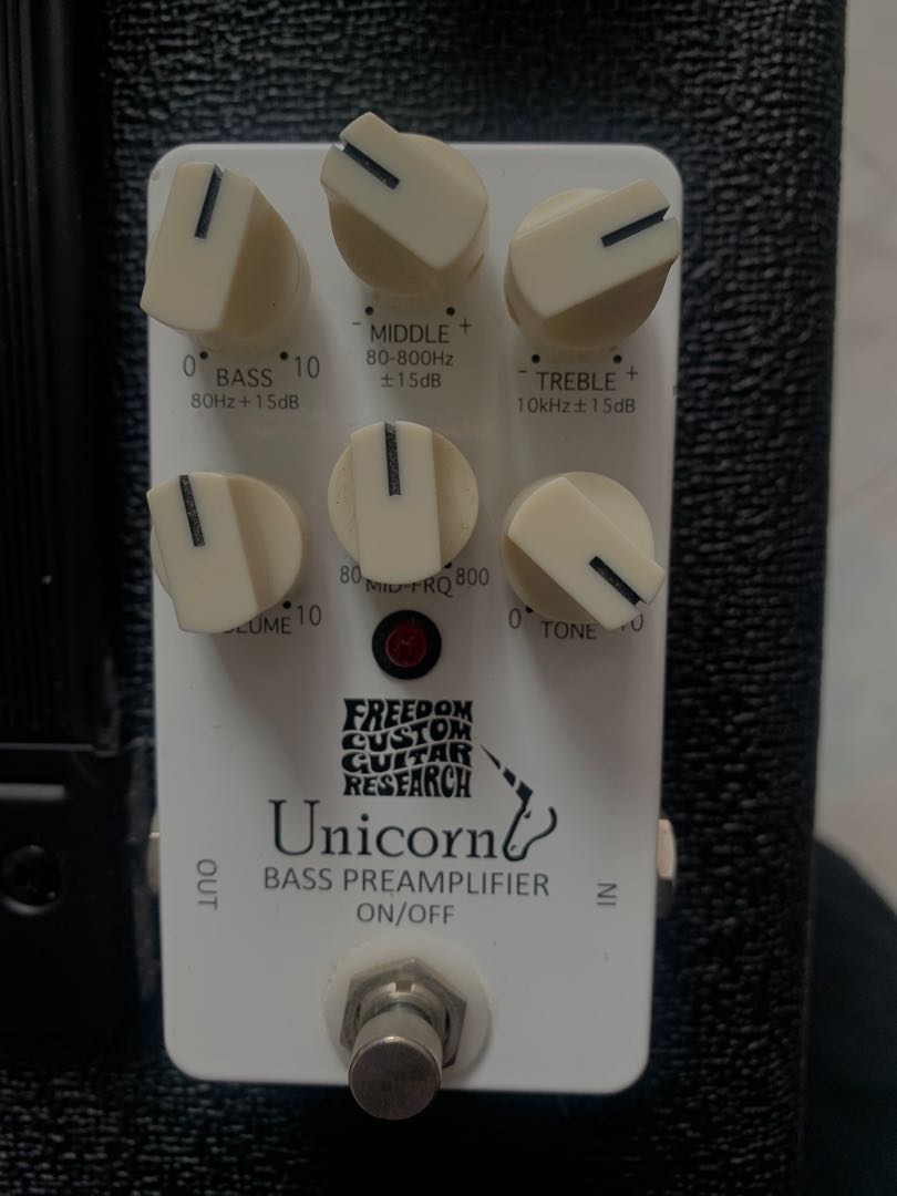 Freedom custom guitar research unicorn bass preamp, 興趣及遊戲