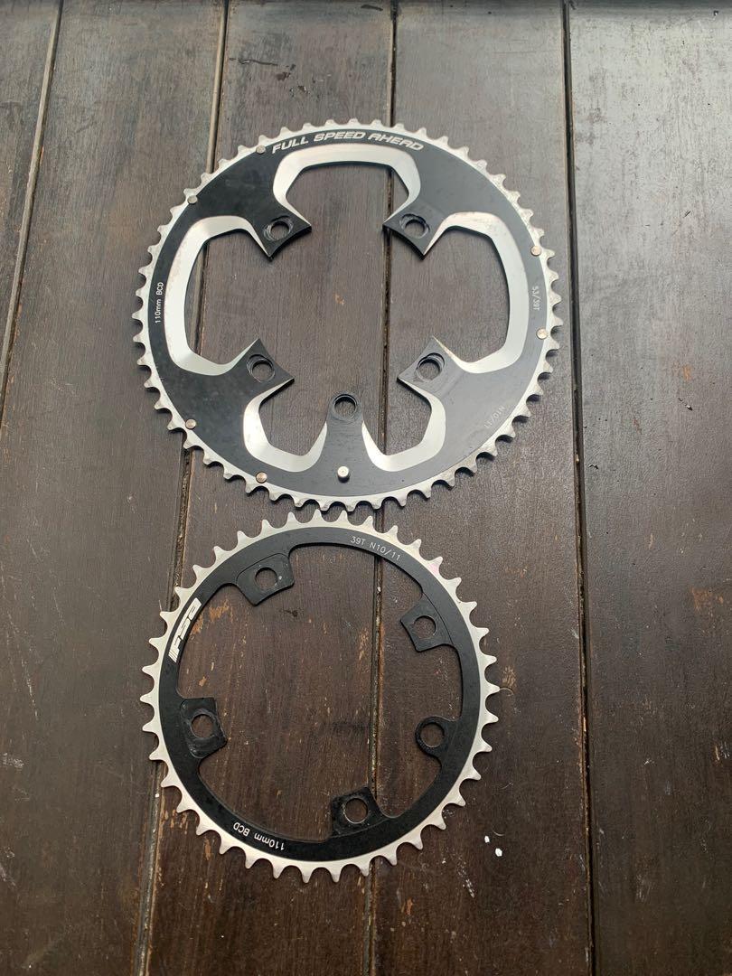 Fsa chainrings 53 39 hot sale