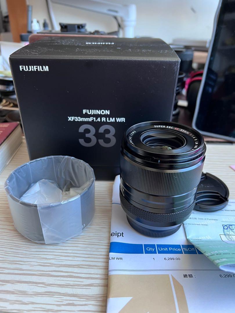 Fujifilm xf 33mm F1.4 R LM WR 33 1.4, 攝影器材, 鏡頭及裝備- Carousell
