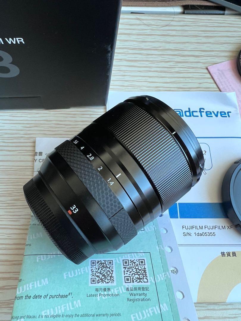 Fujifilm xf 33mm F1.4 R LM WR 33 1.4, 攝影器材, 鏡頭及裝備- Carousell