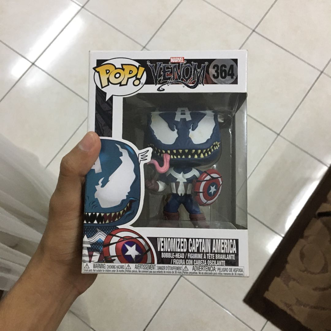 Funko Pop Marvel Venomized Captain America 364 Hobbies Toys